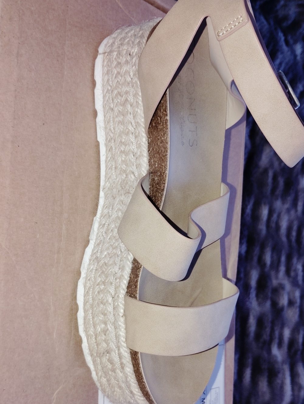 Women’s Tan Espadrille Platform Sandals - Casual Buckle Straps